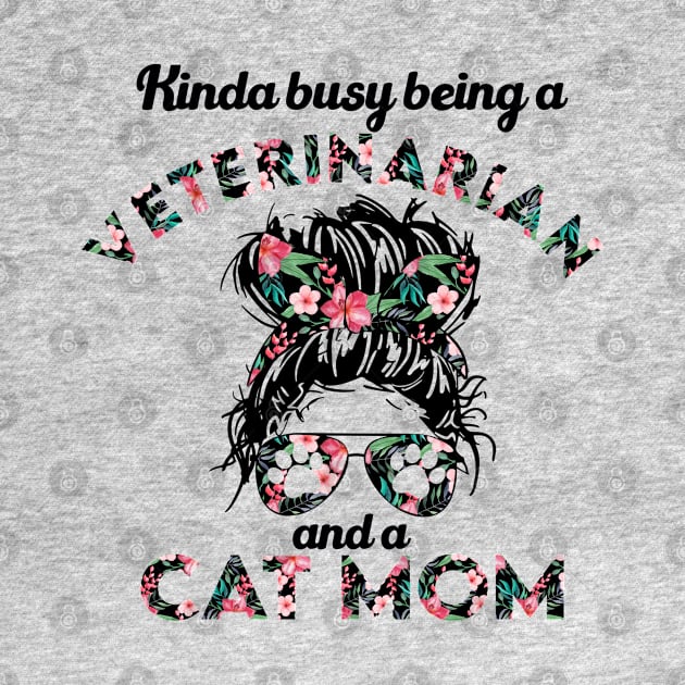 Veterinarian cat mom funny gift . Perfect present for mother dad friend him or her by SerenityByAlex